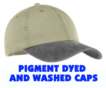 More Sales Pigment Dyed and Washed Caps